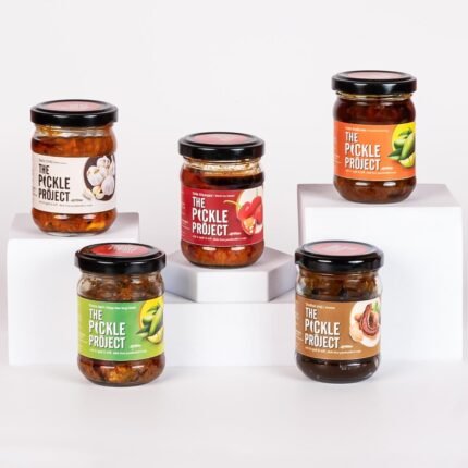 5 Assorted Varieties (100g Each): Combination of Spicy, Tangy, Sweet Flavour Jar